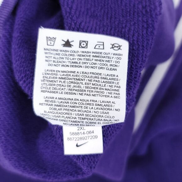 Nike Air Sweatshirt Mens XXL Vintage Pullover Graphic Logo Crew Neck Cotton - Picture 8 of 9